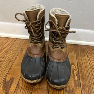 JBU by Jambu Women's Windsor Waterproof Duck Boot Brown/Whiskey